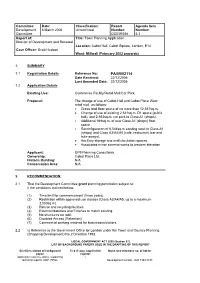 PA/05/02114 Date Received: 22/12/2005 Last Amended Date: 22/12/2005 1.2 Application Details