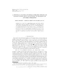 A Spectral Analysis of Linear Operator Pencils on Banach Spaces with Application to Quotient of Bounded Operators