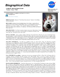 Biographical Data