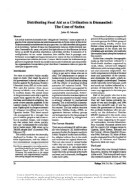 The Case of Sudan John K