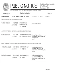 Broadcast Applications 8/28/2012