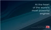 At the Heart of the World's Most Powerful Engines