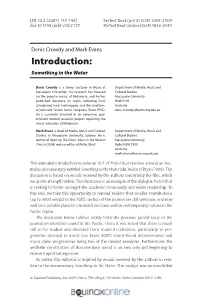 Introduction: Something in the Water