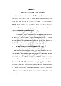 Chapter Ii Literature and Related Review