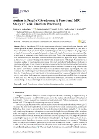 A Functional MRI Study of Facial Emotion-Processing
