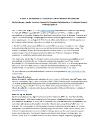 Atlantic Broadband to Launch Big Ten Network In