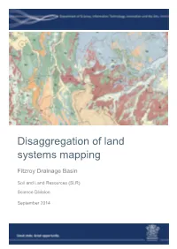 Disaggregation of Land Systems Mapping