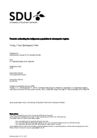 Towards Estimating the Indigenous Population in Circumpolar Regions