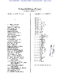 6:20-Cr-00628-TMC Date Filed 12/09/20 Entry Number 392 Page 1 of 101
