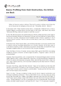 Basra: Profiting from Their Destruction, the British