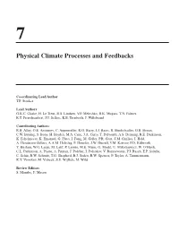 Physical Climate Processes and Feedbacks