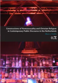 Constructions of Homosexuality and Christian Religion in Contemporary Public Discourse in the Netherlands