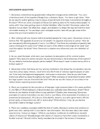 DISCUSSION QUESTIONS 1. Stevenson Remembers His