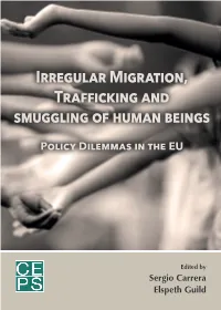 Irregular Migration, Trafficking and Smuggling of Human Beings in EU Law and Policy