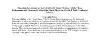 Defense - Military Base Realignments and Closures (1)” of the John Marsh Files at the Gerald R