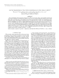 ON the PROGENITORS of TWO TYPE II-P SUPERNOVAE in the VIRGO CLUSTER1,2 Weidong Li,3 Xiaofeng Wang,3,4 Schuyler D