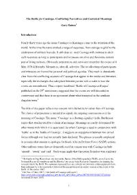The Battle for Cassinga: Conflicting Narratives and Contested Meanings