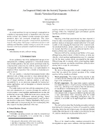 An Empirical Study Into the Security Exposure to Hosts of Hostile Virtualized Environments