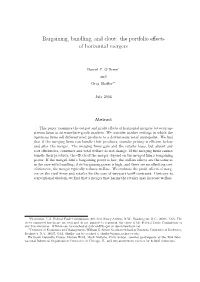 Bargaining, Bundling, and Clout: the Portfolio Effects of Horizontal Mergers