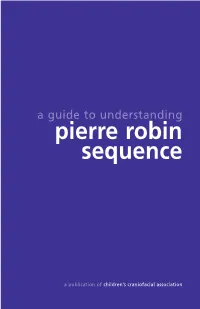 Pierre Robin Sequence