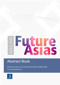 ASAA Abstract Booklet