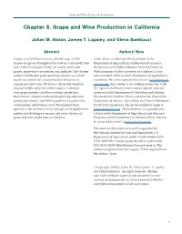 Chapter 8. Grape and Wine Production in California