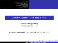 Dancer Academy - from Zero to Hero