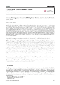 Gender, Ideology and Conceptual Metaphors: Women and the Source Domain of the Hunt