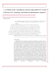 Of Penrose CCC Cosmology, and Enhanced Quantization Compared 2