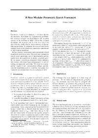 A New Modular Parametric Search Framework