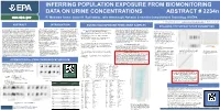 Estimating Exposure from Urine Samples Relaxing the Steady State Assumption