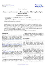 Ground-Based Secondary Eclipse Detection of the Very-Hot Jupiter OGLE-TR-56B