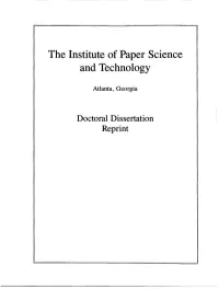 The Institute of Paper Science and Technology