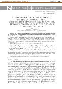 Contribution to the Knowledge of Butterfly