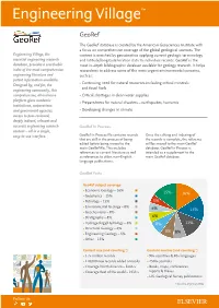 Georef Fact Sheet