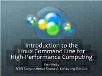 Intro to Cluster Computing