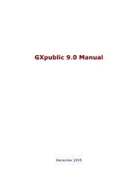 Manual Gxpublic