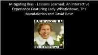 Mitigating Bias