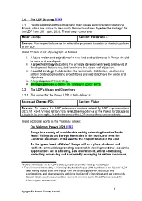 3.0 the LDP Strategy ® 34.4 3.1 Having Established the Context and Main Issues and Considerations Facing Powys, Which Are Uniqu