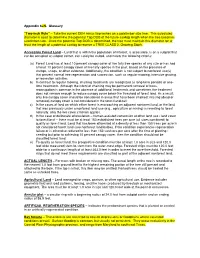 Appendix 6+N. Glossary “Two-Inch Rule” – Take the Current DBH