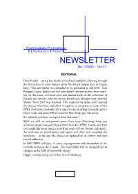 NEWSLETTER No