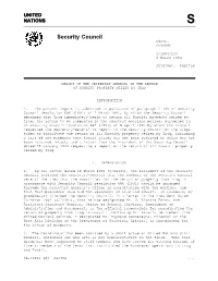 Security Council Distr