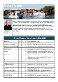Acle Burlingham Marshes Newsletter June 2020