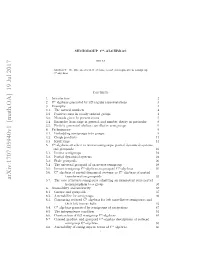 Arxiv:1707.05940V1 [Math.OA] 19 Jul 2017 ..Aeaiiyo Eirusi Em Fc-Lers66 61 47 C*-Algebras of Terms in Semigroups Red of of Amenability Descriptions C*-Algebra 6.8