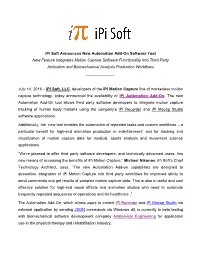Ipi Soft Announces New Automation Add-On Software Tool New