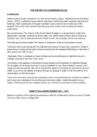 THE HISTORY of CLARENDON VILLAS FOREWORD Whilst Researching the Material for My First