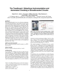 The Toastboard: Ubiquitous Instrumentation and Automated Checking of Breadboarded Circuits