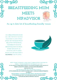 Breastfeeding Mum Meets Nip Advisor
