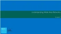 Understanding Wide Area Networks