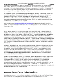 "Centrale Idéologique" Et Relations Avec Le RN. Où Vont Les Identitaires ?